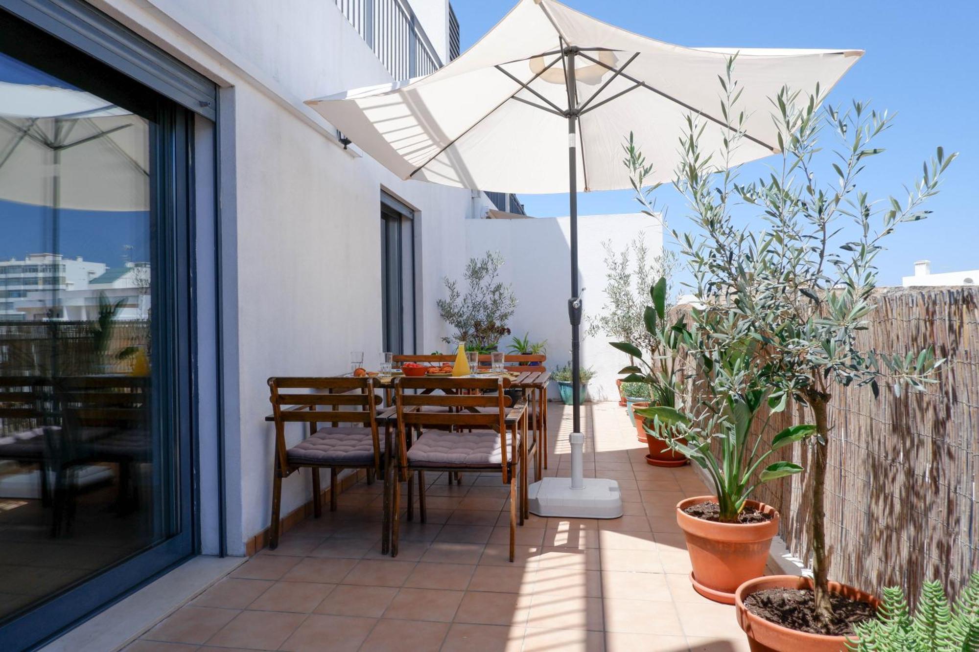 Spacious Terrace, Swimming Pool, Private Parking Olhão Exterior foto
